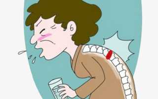 От кашли болит спина