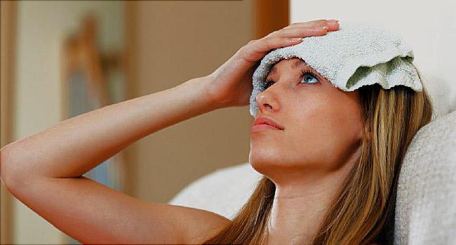  болит голова держится температура