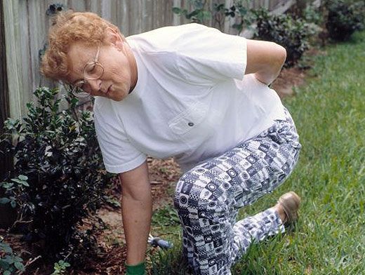 Болит спина если работать в наклоне