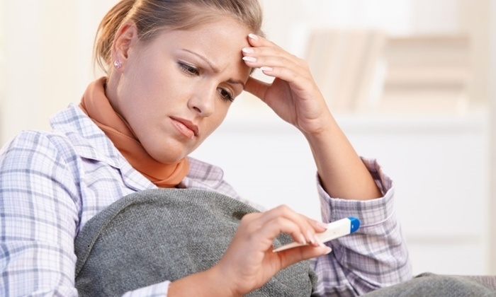 Симптомами поражения почек считают повышение температуры тела